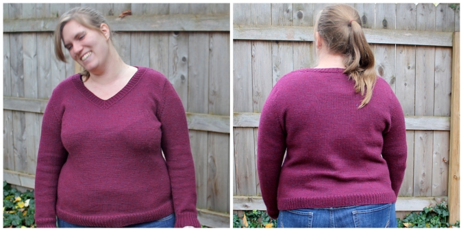 My first serious and successful experiment with sweater fit. I wrote more about this project here.